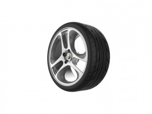 Alfa Romeo Mito Car Wheel Rim Modèles 3D en vedette