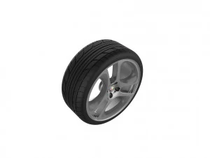 Alfa Romeo Mito Car Wheel Rim 3D Print Model