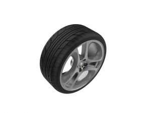 Alfa Romeo Mito Car Wheel Rim 3D Print Model