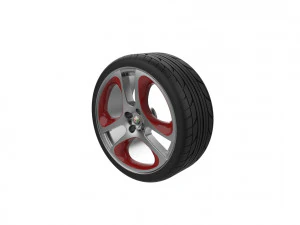 Alfa Romeo Mito Car Wheel Rim 3D Print Model