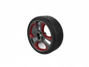 Alfa Romeo Mito Car Wheel Rim Modèles 3D en vedette