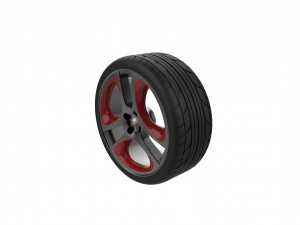Alfa Romeo Mito Car Wheel Rim Modèles 3D en vedette