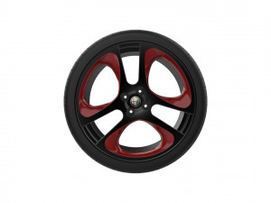 Alfa Romeo Mito Car Wheel Rim Modèles 3D en vedette
