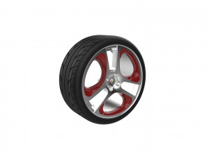 Alfa Romeo Mito Car Wheel Rim Modèles 3D en vedette