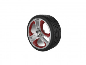 Alfa Romeo Mito Car Wheel Rim Modèles 3D en vedette