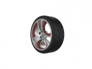 Alfa Romeo Mito Car Wheel Rim 3D Print Model