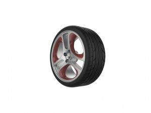 Alfa Romeo Mito Car Wheel Rim Modèles 3D en vedette