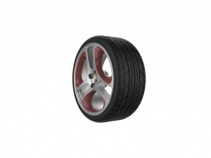 Alfa Romeo Mito Car Wheel Rim Modèles 3D en vedette