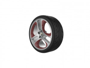 Alfa Romeo Mito Car Wheel Rim Modèles 3D en vedette