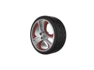 Alfa Romeo Mito Car Wheel Rim 3D Print Model