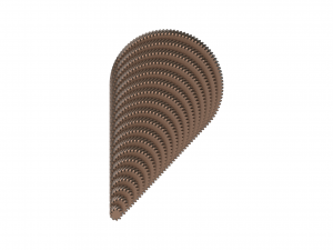 Helical Gear Set 3Dプリントモデル