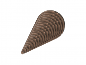 Helical Gear Set 3Dプリントモデル