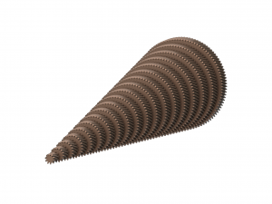 Helical Gear Set 3Dプリントモデル