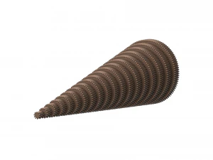 Helical Gear Set 3D Print Model