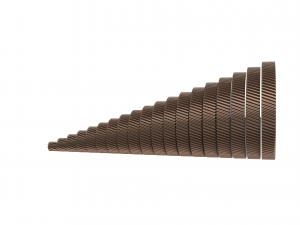Helical Gear Set 3Dプリントモデル