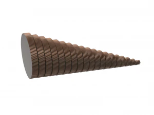 Helical Gear Set 3D Print Model