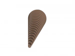 Helical Gear Set 3D Print Model