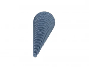 Helical Gear Set 3D Print Model