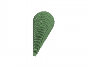 Helical Gear Set 3Dプリントモデル