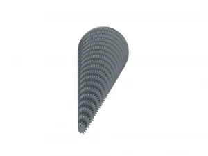 Helical Gear Set 3D Print Model