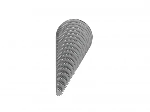 Helical Gear Set 3D Print Model