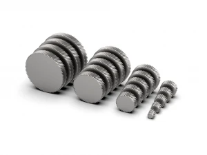 Helical Gear Set 3D Print Model