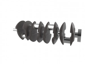 Automotive crankshaft 3D Print Model