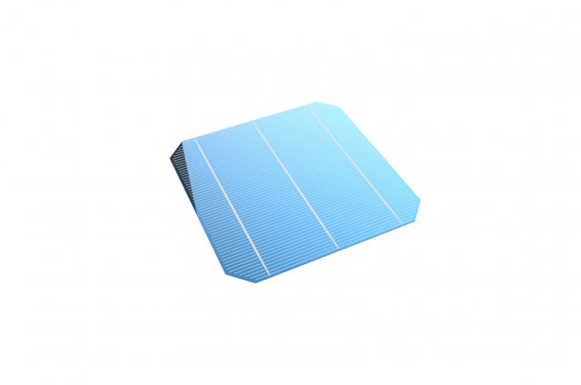 Monocrystalline 6x6 solar cell Model do druku 3D .c4d .max .obj .3ds .fbx .stl .blend 