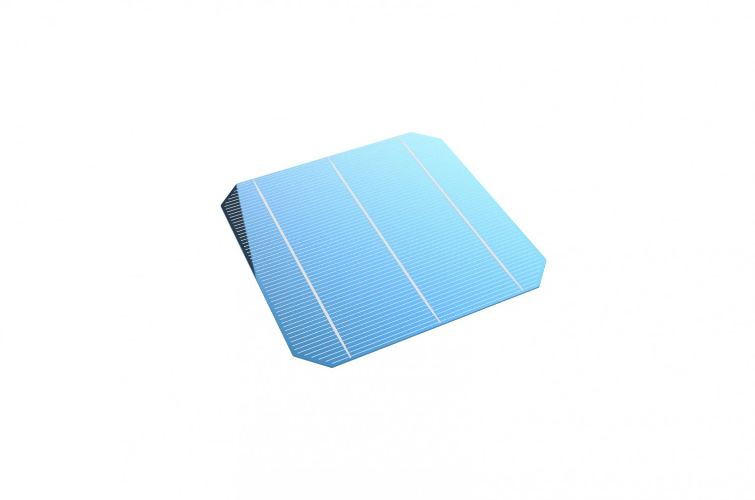Monocrystalline 6x6 solar cell 3D Print Model .c4d .max .obj .3ds .fbx .stl .blend 