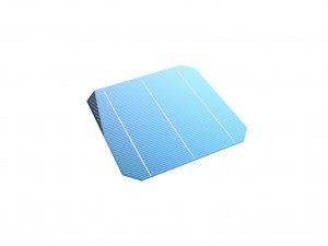 Monocrystalline 6x6 solar cell Model Cetak 3D