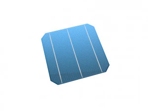Monocrystalline 6x6 solar cell 3D Print Model