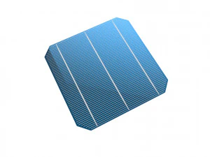 Monocrystalline 6x6 solar cell 3D Print Model