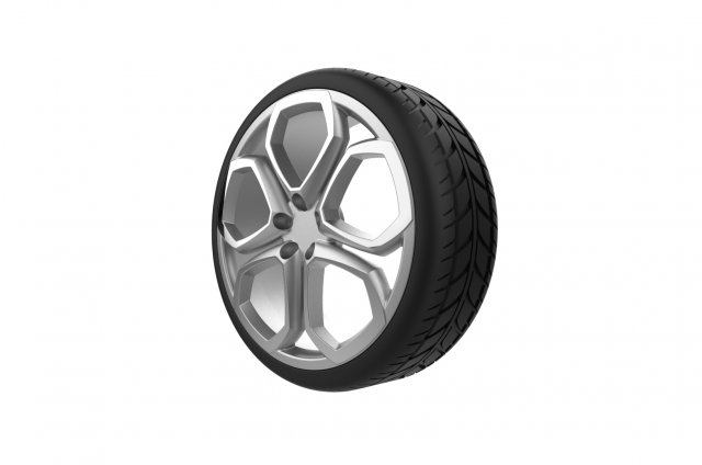 Automotive Car Wheel Rim 3D 打印模型 .c4d .max .obj .3ds .fbx .stl .blend 