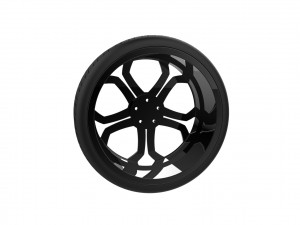 Automotive Car Wheel Rim 3D 打印模型