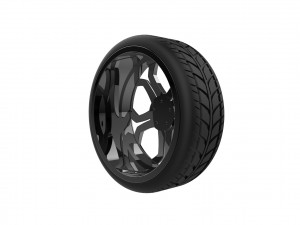 Automotive Car Wheel Rim 3D 打印模型