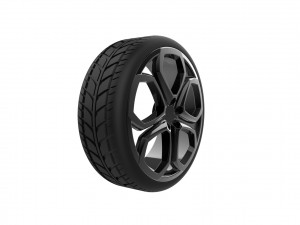 Automotive Car Wheel Rim 3D 打印模型