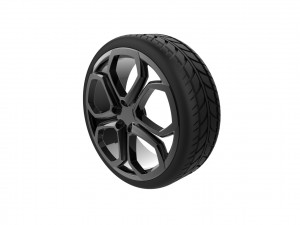 Automotive Car Wheel Rim 3D 打印模型