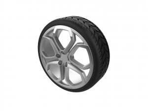 Automotive Car Wheel Rim 3D 打印模型