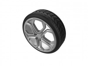 Automotive Car Wheel Rim 3D 打印模型