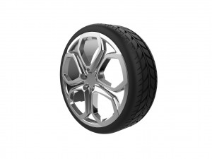 Automotive Car Wheel Rim 3D 打印模型