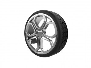 Automotive Car Wheel Rim 3D 打印模型
