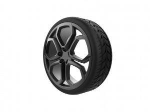 Automotive Car Wheel Rim 3D 打印模型