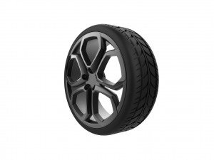 Automotive Car Wheel Rim 3D 打印模型
