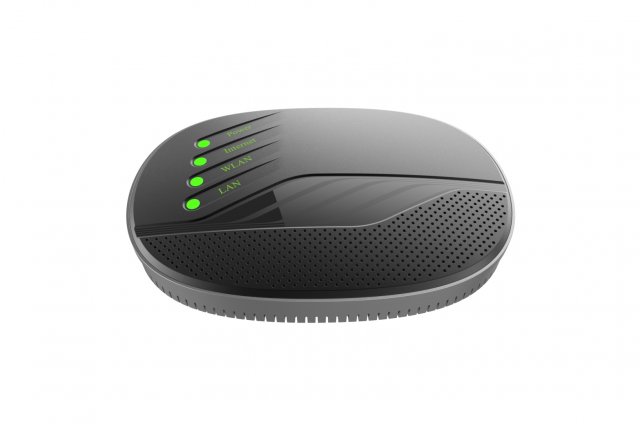 Modem router concept 3D Принт Модель .c4d .max .obj .3ds .fbx .stl .blend 