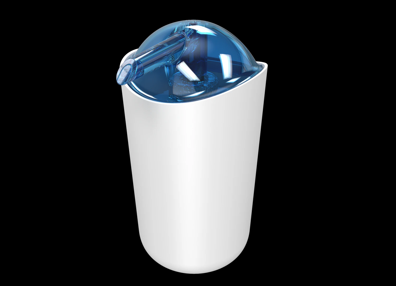 The Umbra Curve Soap Dispenser 3D Print Model .c4d .max .obj .3ds .fbx .stl .blend 