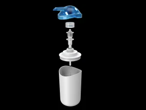 The Umbra Curve Soap Dispenser 3D Print Model