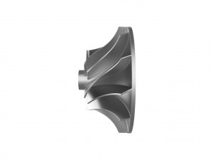 Turbocharger inlet compressor Model Cetak 3D
