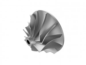Turbocharger inlet compressor Model Cetak 3D