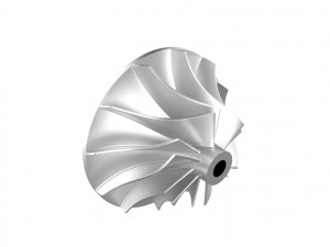 Turbocharger inlet compressor Model Cetak 3D