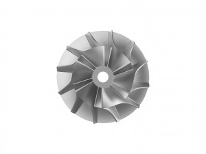 Turbocharger inlet compressor Model Cetak 3D